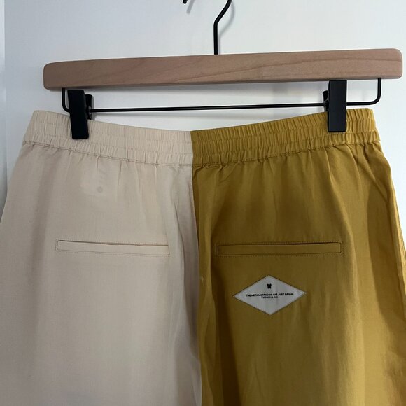 Thinking Mu NWT Mariam Patchwork Pants -Yellow, Size EU 38/US 6 - Picture 7 of 16